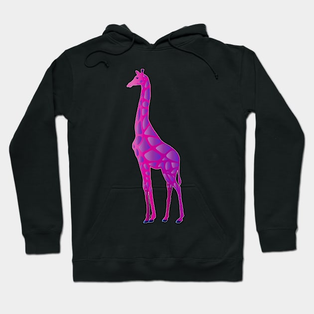 Paper Craft Giraffe Hoodie by Graphic Dinosaur